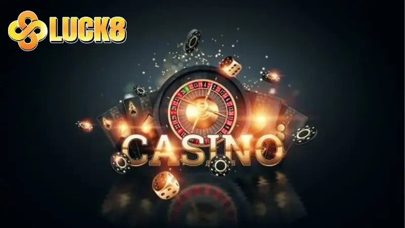 Giao diện chuyên mục giải trí casino Luck8 vô cùng hút mắt