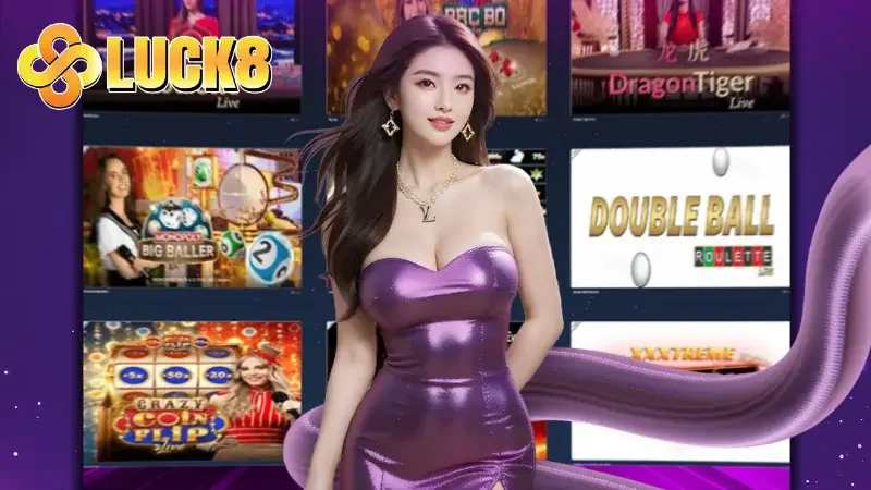 Giao diện dễ thao tác tại Luck8